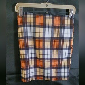 PLT Plaid Mini Skirt Sz Med